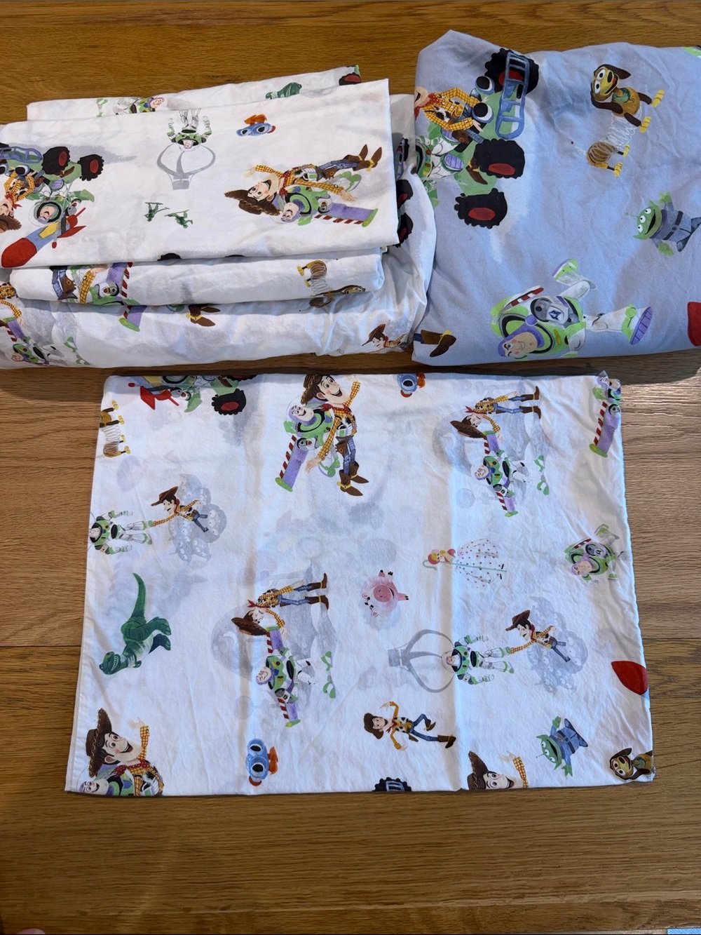 Pottery Barn Kids Toy Story sheet set an duvet cover